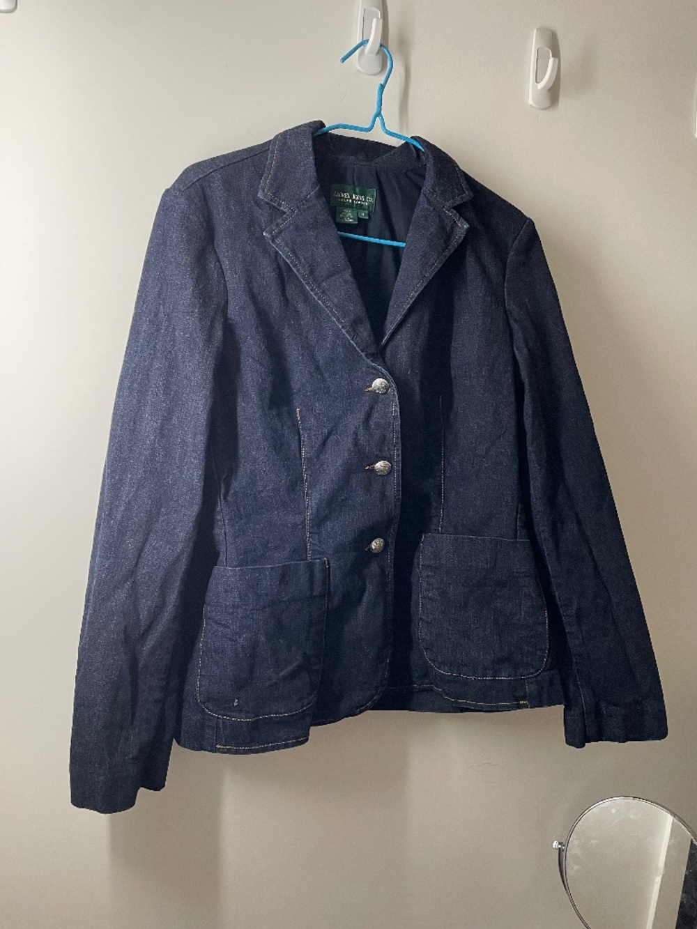 Ralph Lauren Navy Denim Blazer Jacket
